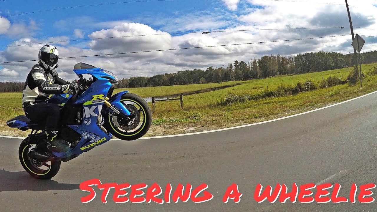 How To Steer During a Wheelie (Stand up & Sit down)