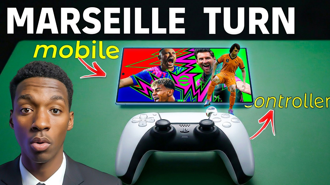 Сделайте это с помощью контроллера в eFootball Mobile Marseille Turn.