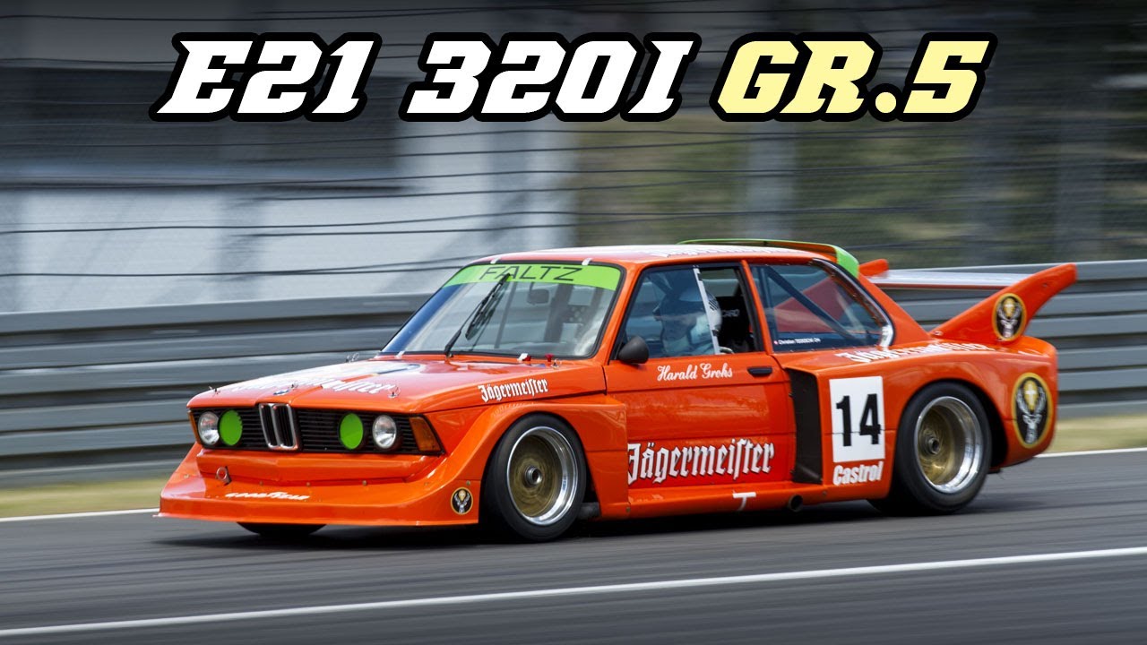 BMW E21 320i Group 5 | fly-by's & flames @ Nürburgring