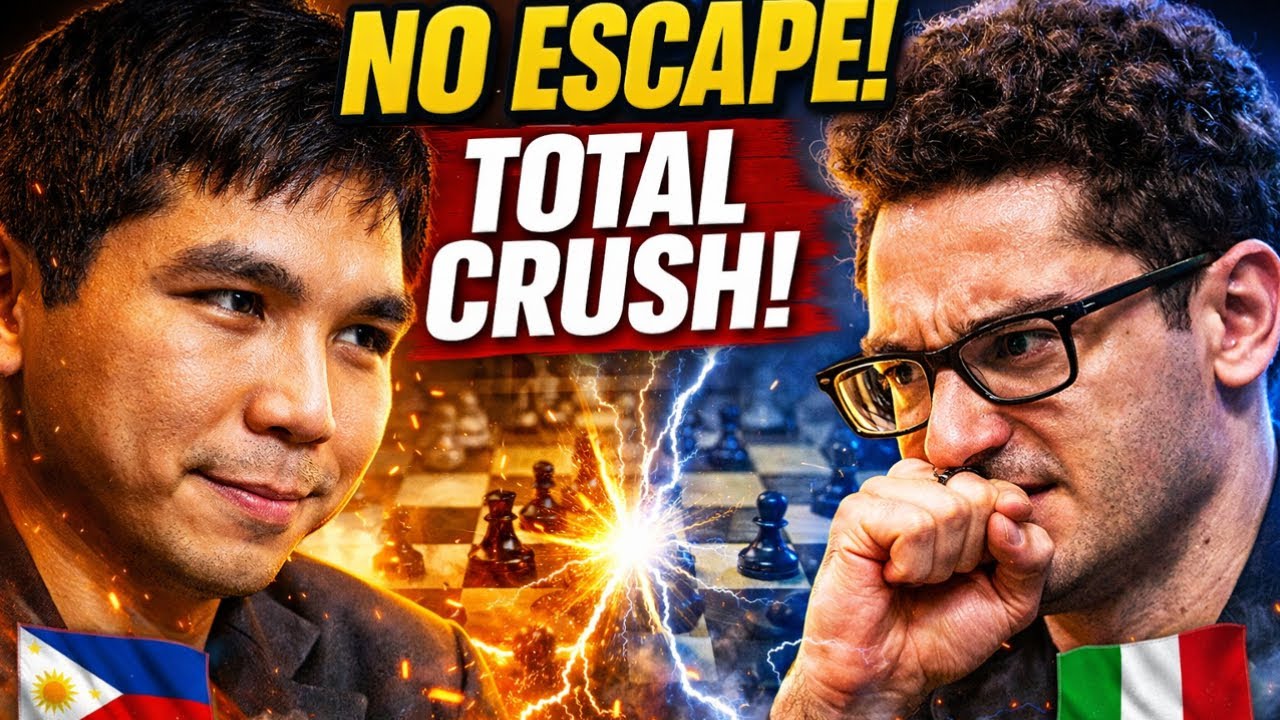 “No Escape on the Board — Wesley So Squeezes Caruana to the Brink”