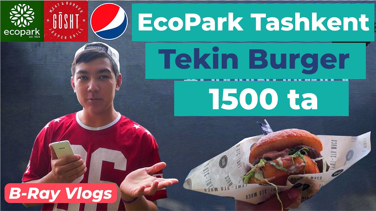TOSHKENTDA 1500 TA BURGER BEPUL TARQATILDI. YO'G'E ??? // B-Ray Vlogs