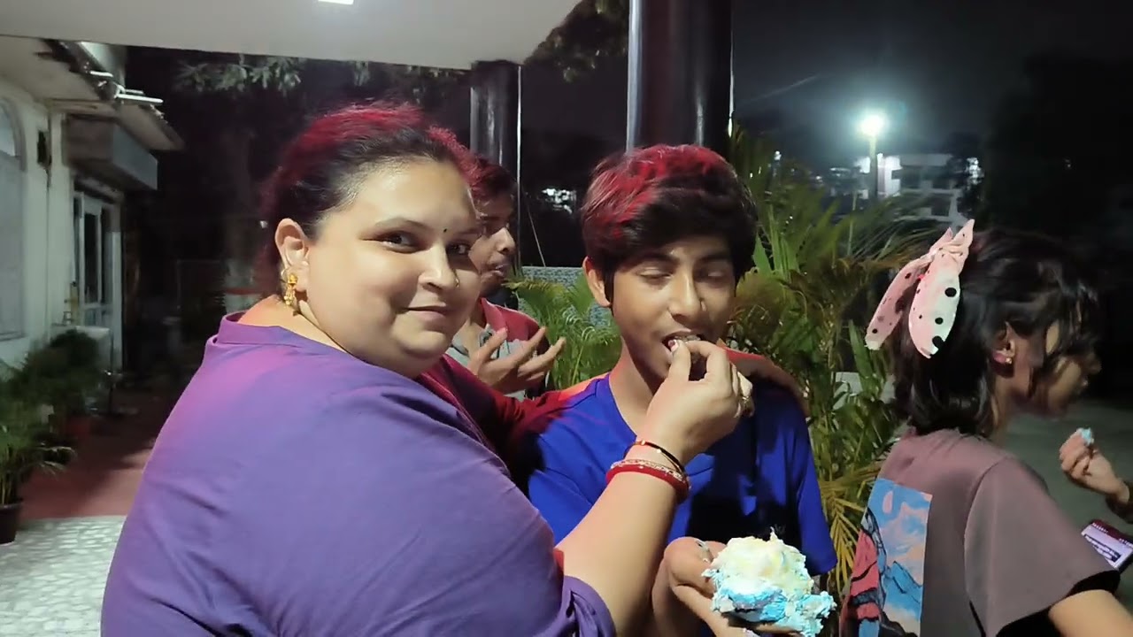 Surprise birthday party at night 🎉🎉🎉