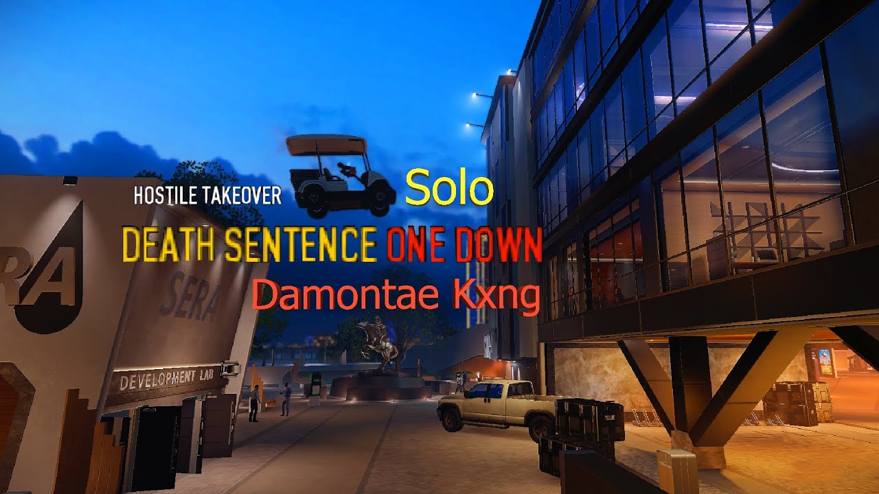Payday 2 Hostile Takeover DSOD Solo (No Downs/Joker/AI) Damontae Kxng