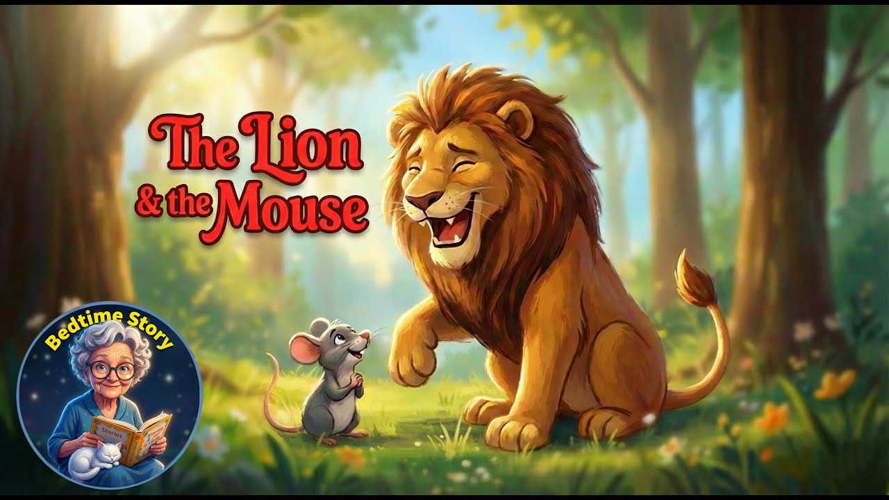 The Lion and the Mouse Story 🦁🐭| A Story of True Kindness | English Moral Stories