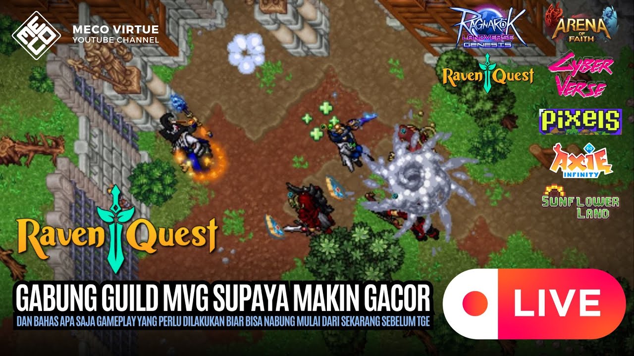 🔴 Panduan Pemula & Gabung Guild MVG Biar Semakin Gacor - RavenQuest Indonesia - MECO LIVE 2025 #53