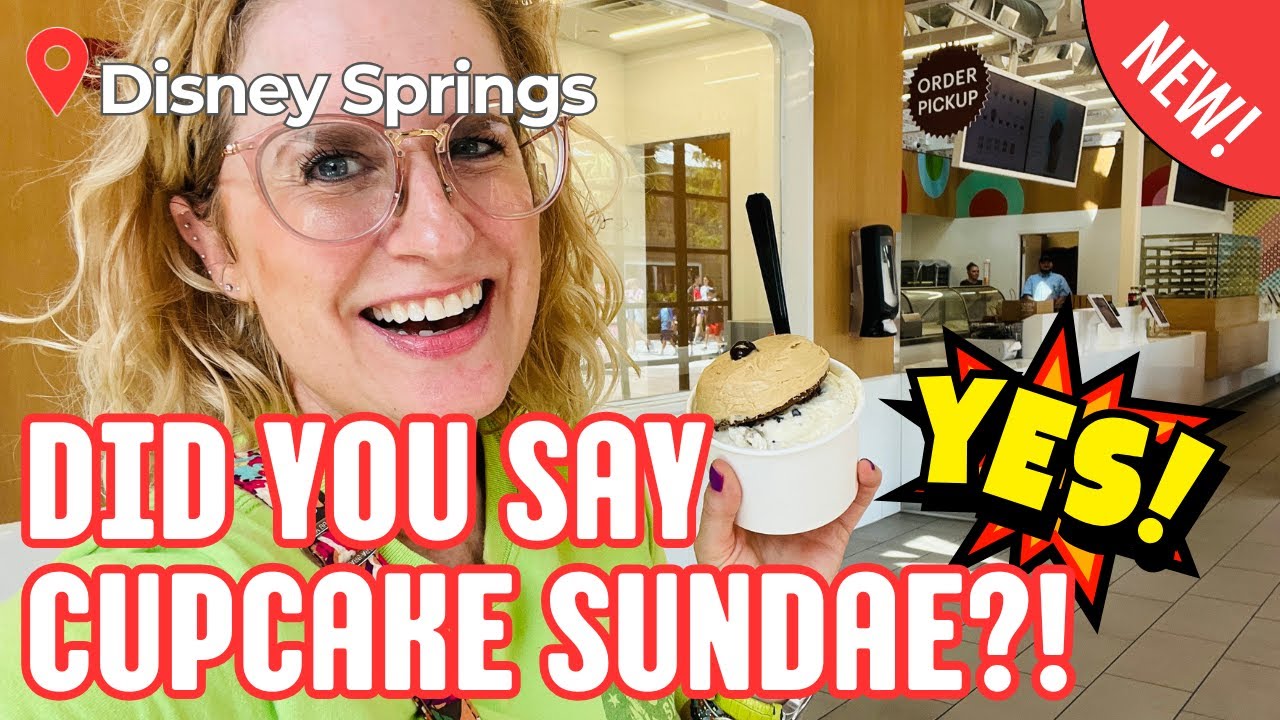 CUPCAKE SUNDAES at Sprinkles in Disney Springs?! | Walt Disney World | 2025