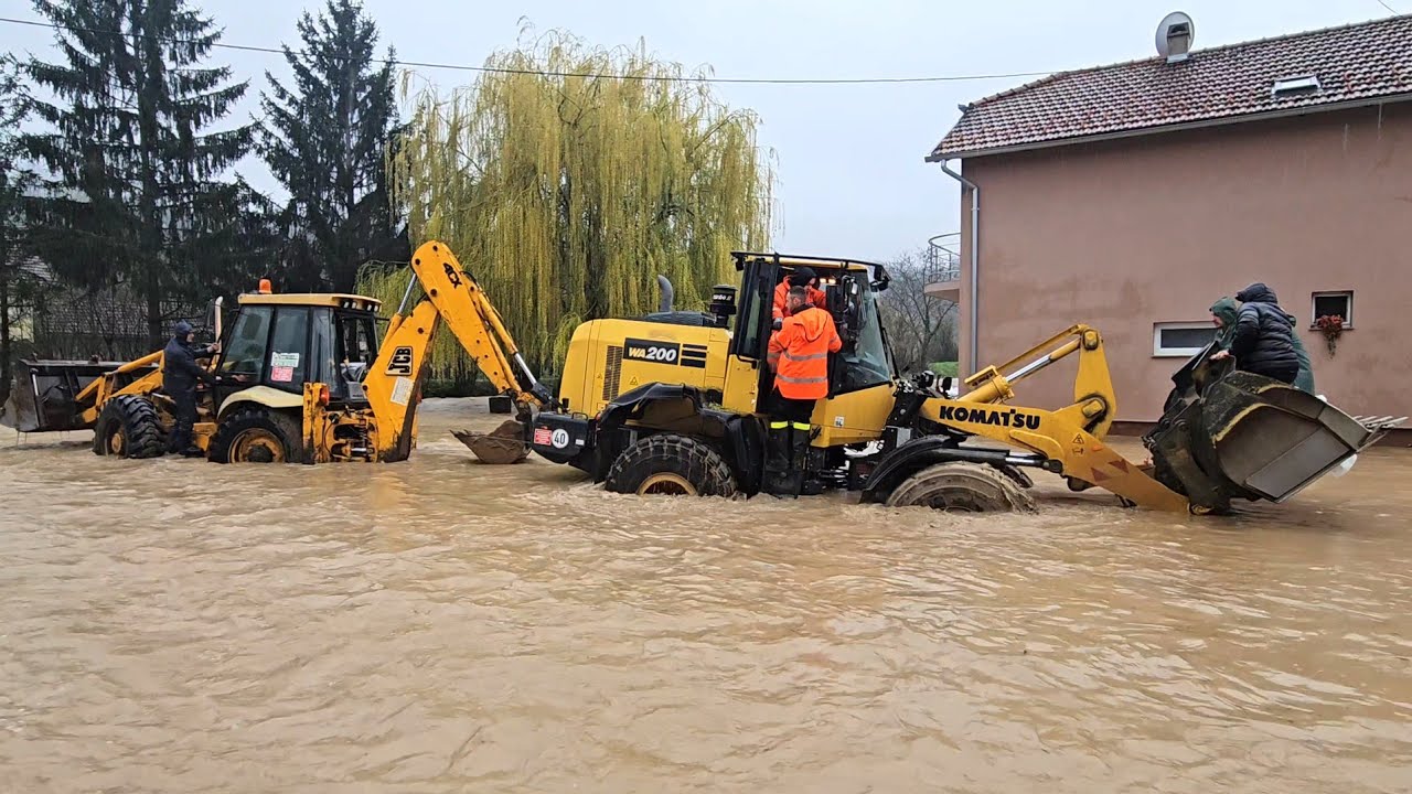 Velika poplava u Orahovici,izlila se rijeka Vučica - 28. 3. 2025.