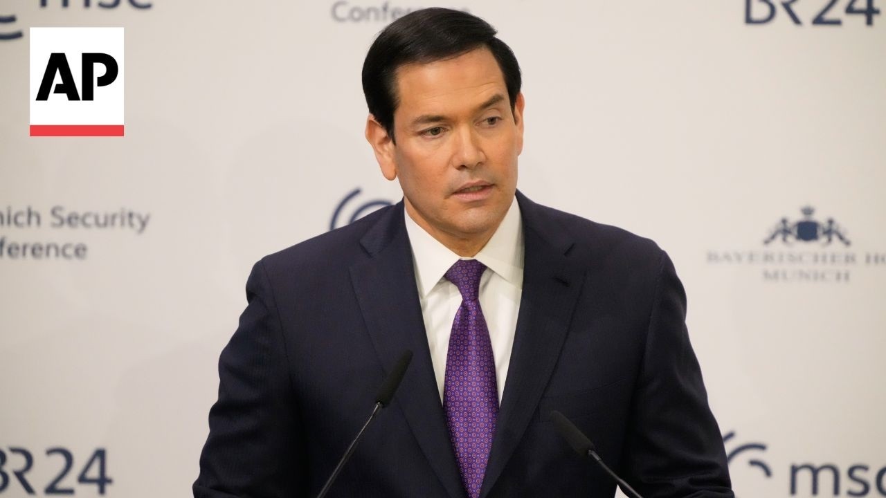 Rubio tells the Munich Security Conference that the US and Europe 'belong together'