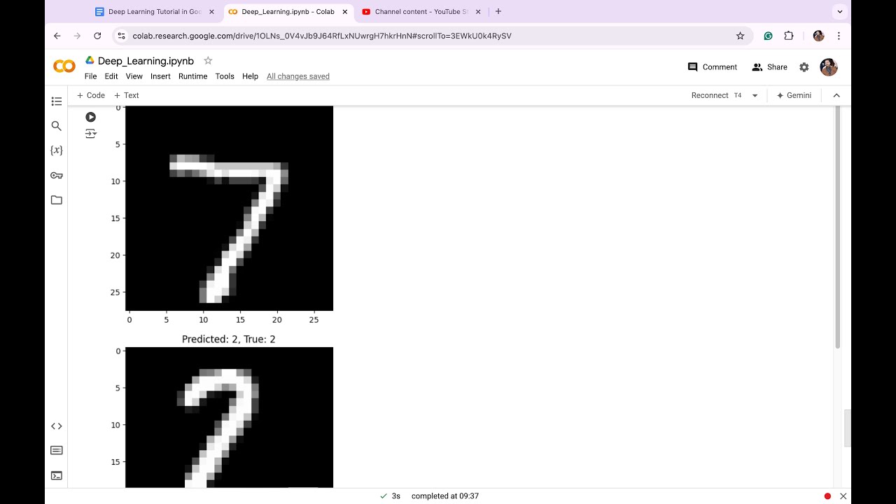 Hand Written Digit Recognition Using Deep Learning | Deep Learning in Google Colab | tensorflow