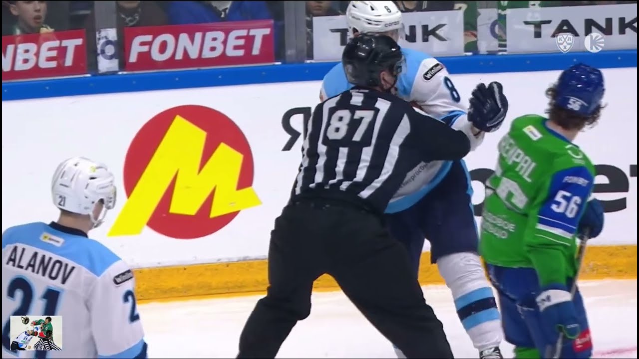 🔥🔥ДРАКА🔥🔥 Шелдон Ремпал (Салават Юлаев, 178/77-29) vs. Тревор Мёрфи (Сибирь, 180/89-29)