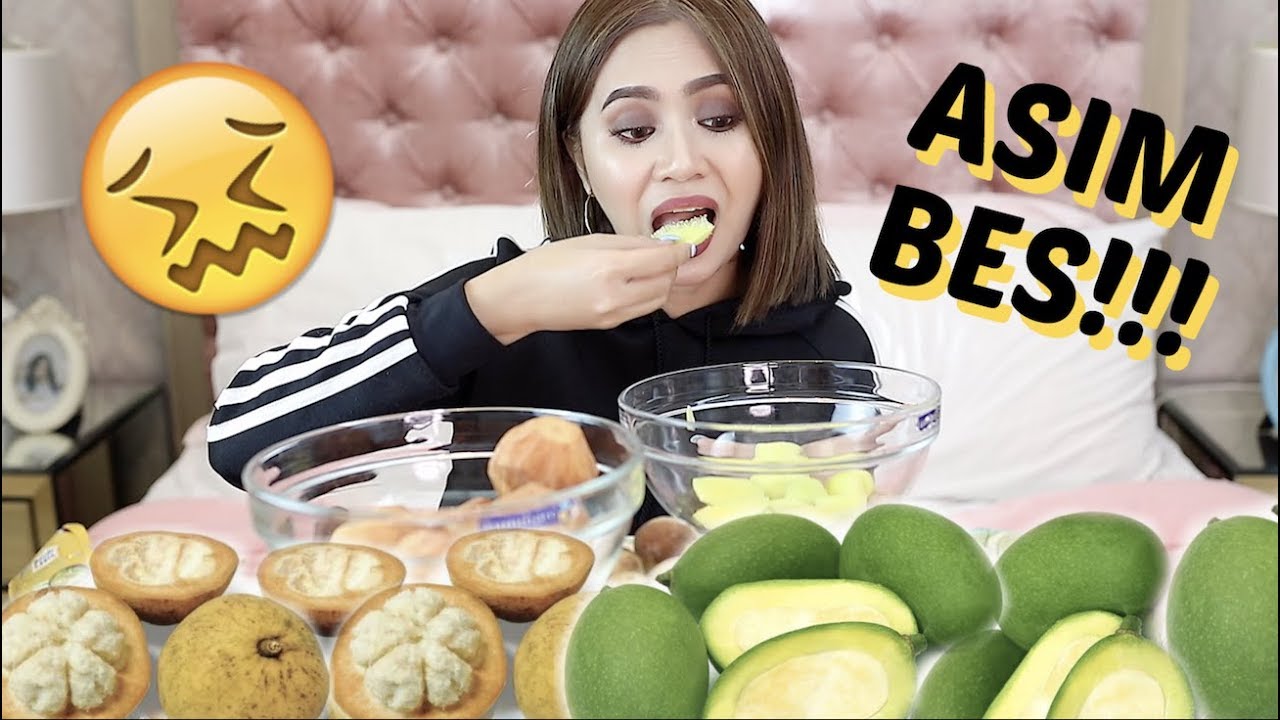 MUKBANG#4: ASIM BES! Mangga & Santol | Anna Cay ♥