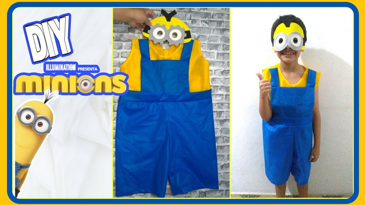 DIY: FANTASIA DO MINIONS COMPLETA | Inventa Ação