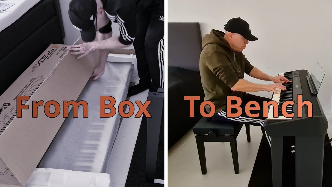 Unboxing A Piano And Performing My Three Bagatelles