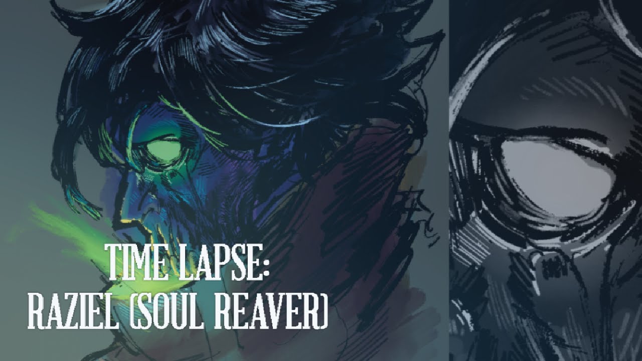 TIME LAPSE: RAZIEL (Soul Reaver Speed Art)