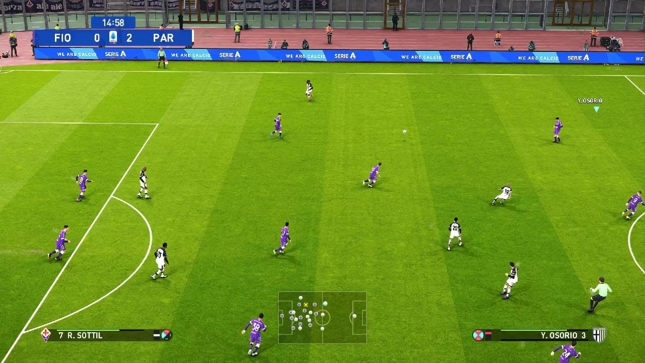 Goleada fora contra fiorentina, fiorentina 0x5 Parma