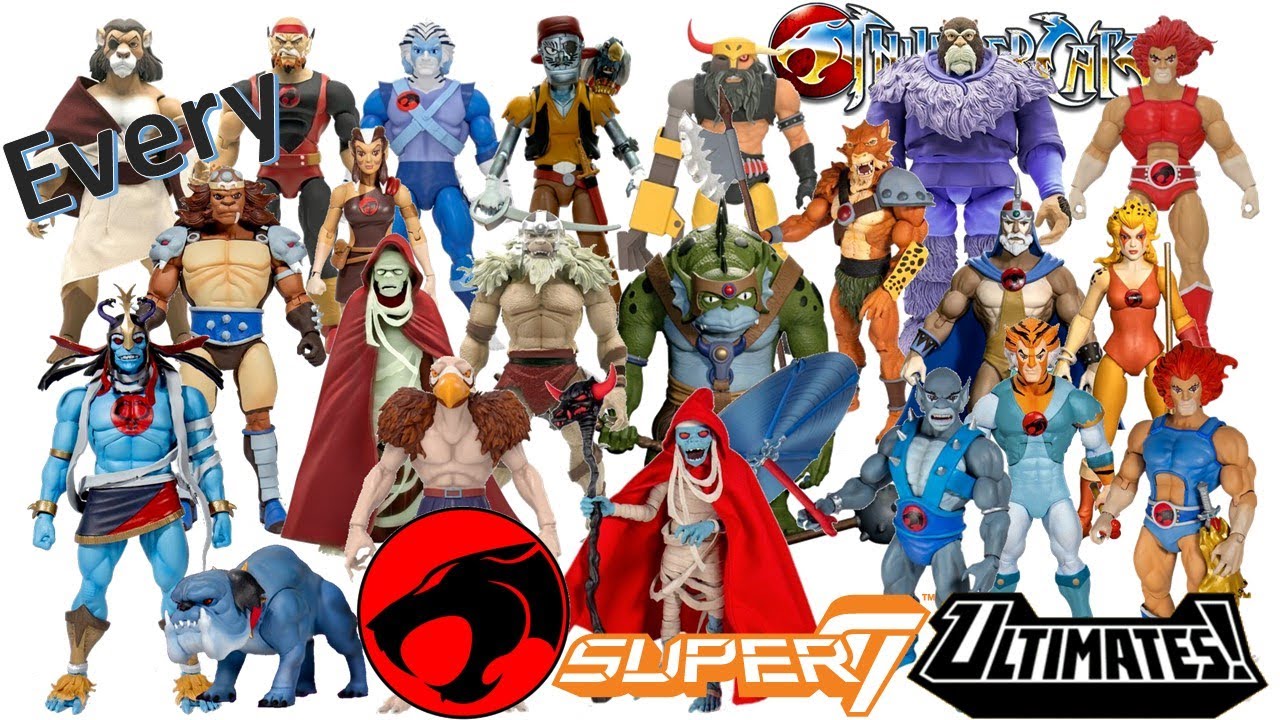 *see newer video* Every Thundercats Super7 Ultimates Series 1-5 List Mirror Lion-o Hammerhand