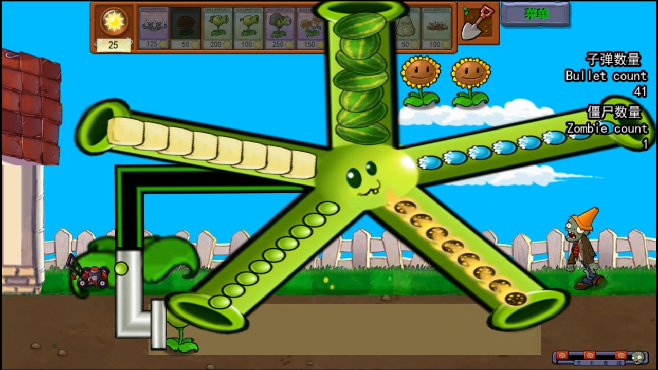 Strongest Fusion Plant. 443 Plants Vs. Zombies PvZ Plus pvz funny moments