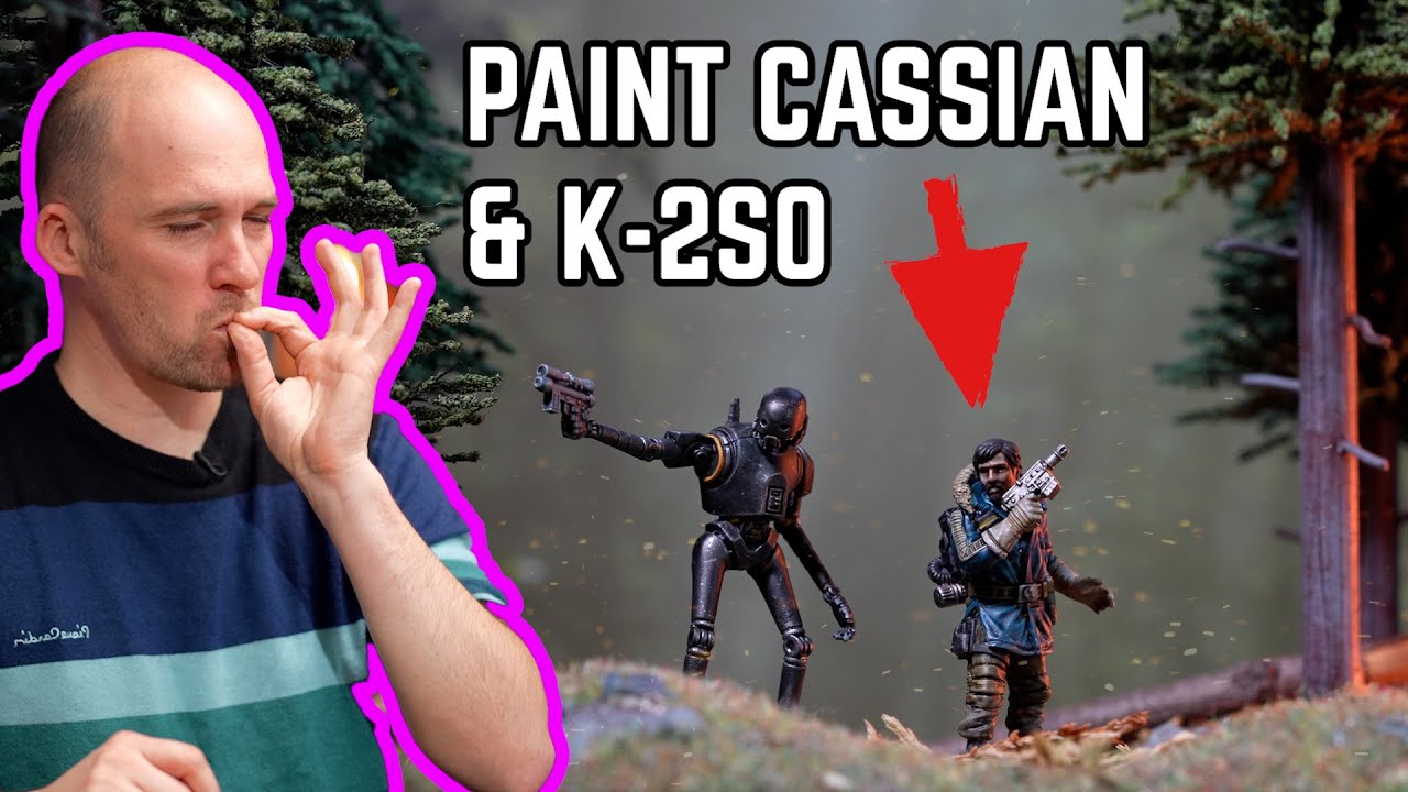 Speed painting Cassian & K-2SO with Peachy #andor