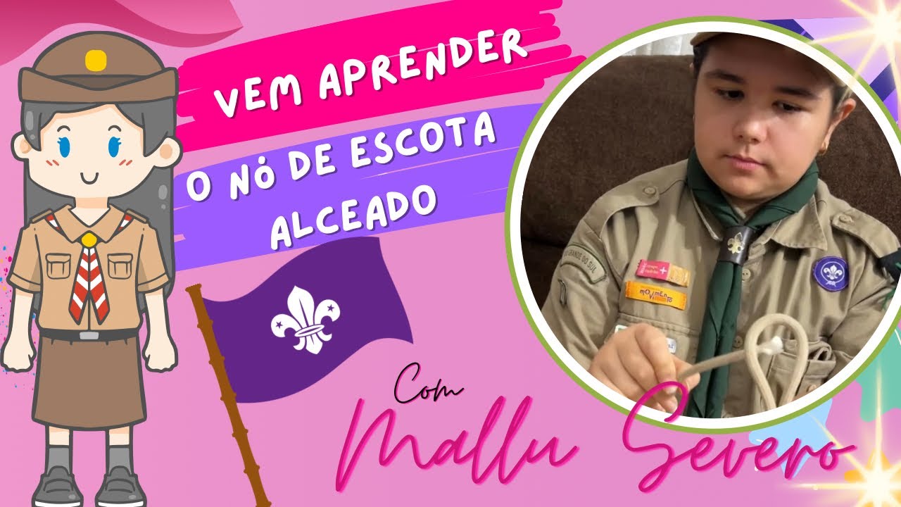 Aprenda a fazer o nó de escota alceado ⚜️ 