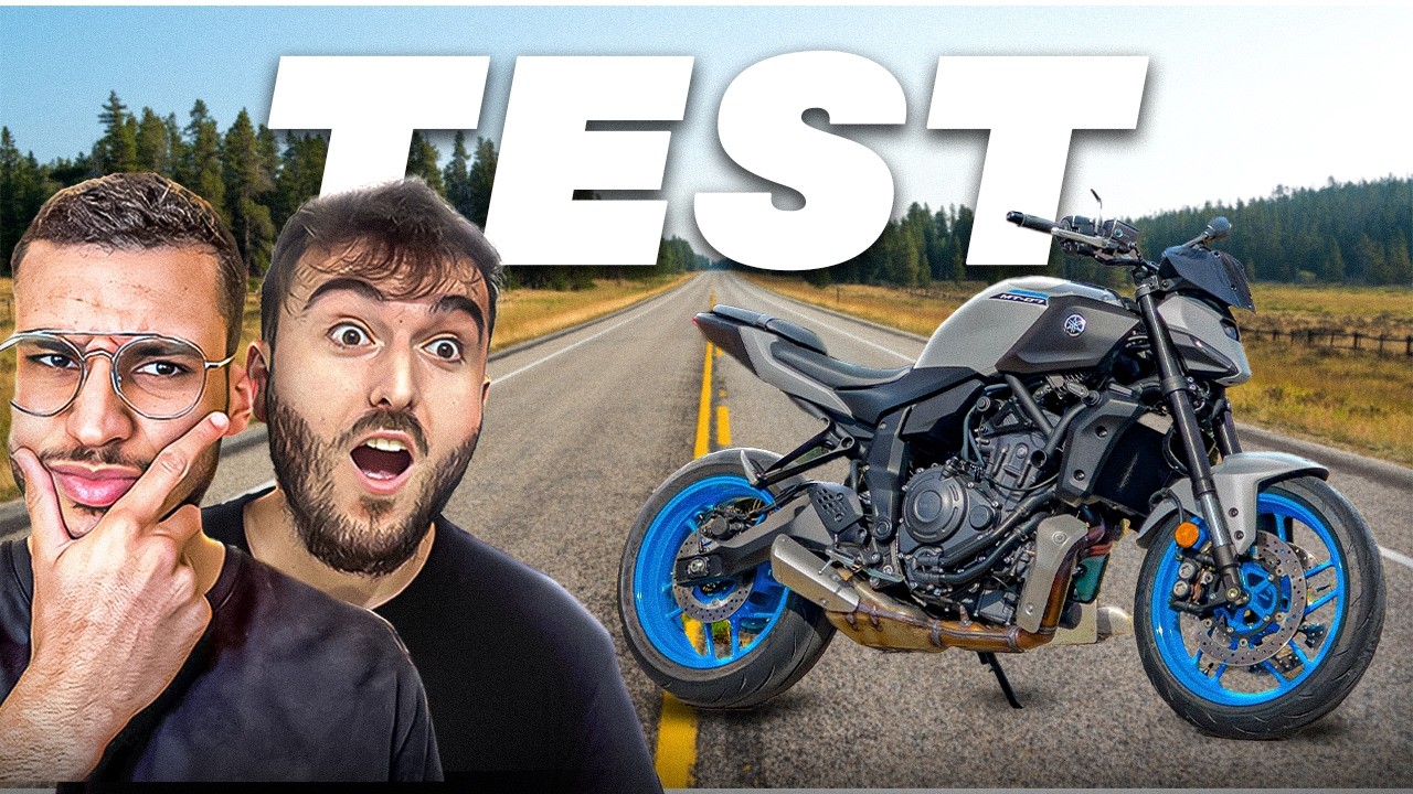MERCI YAMAHA ENFIN ! | ON TESTE LA NOUVELLE MT-07 2025