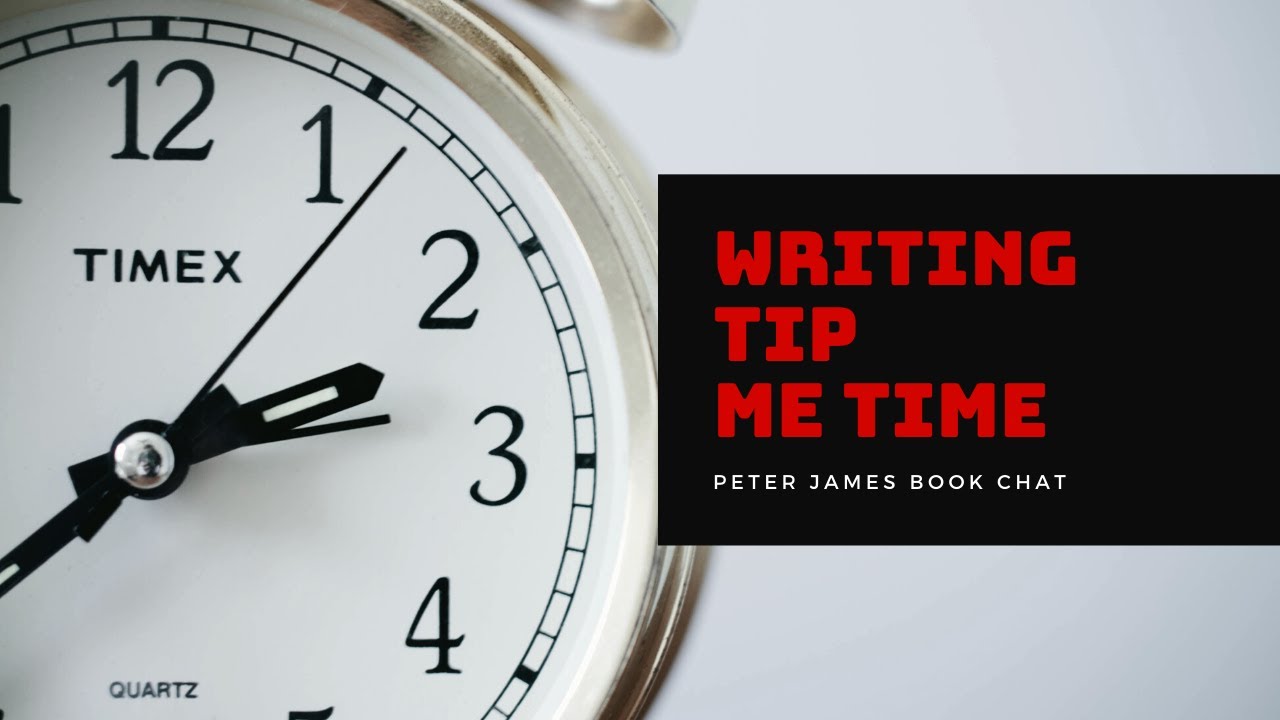 Peter James | Writing Tip | Find Some Me Time