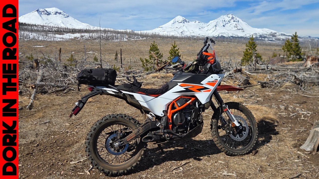I Rode My KTM 390 Adventure R on Singletrack (and Broke it...)