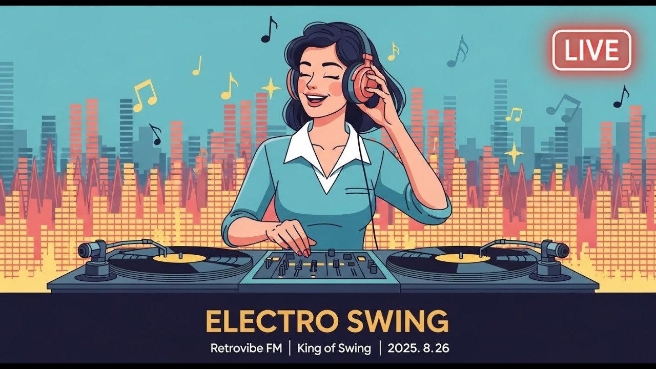 [FULL STREAM] 8-Hour Electro Swing Radio for Work & Study | [King of Swing]