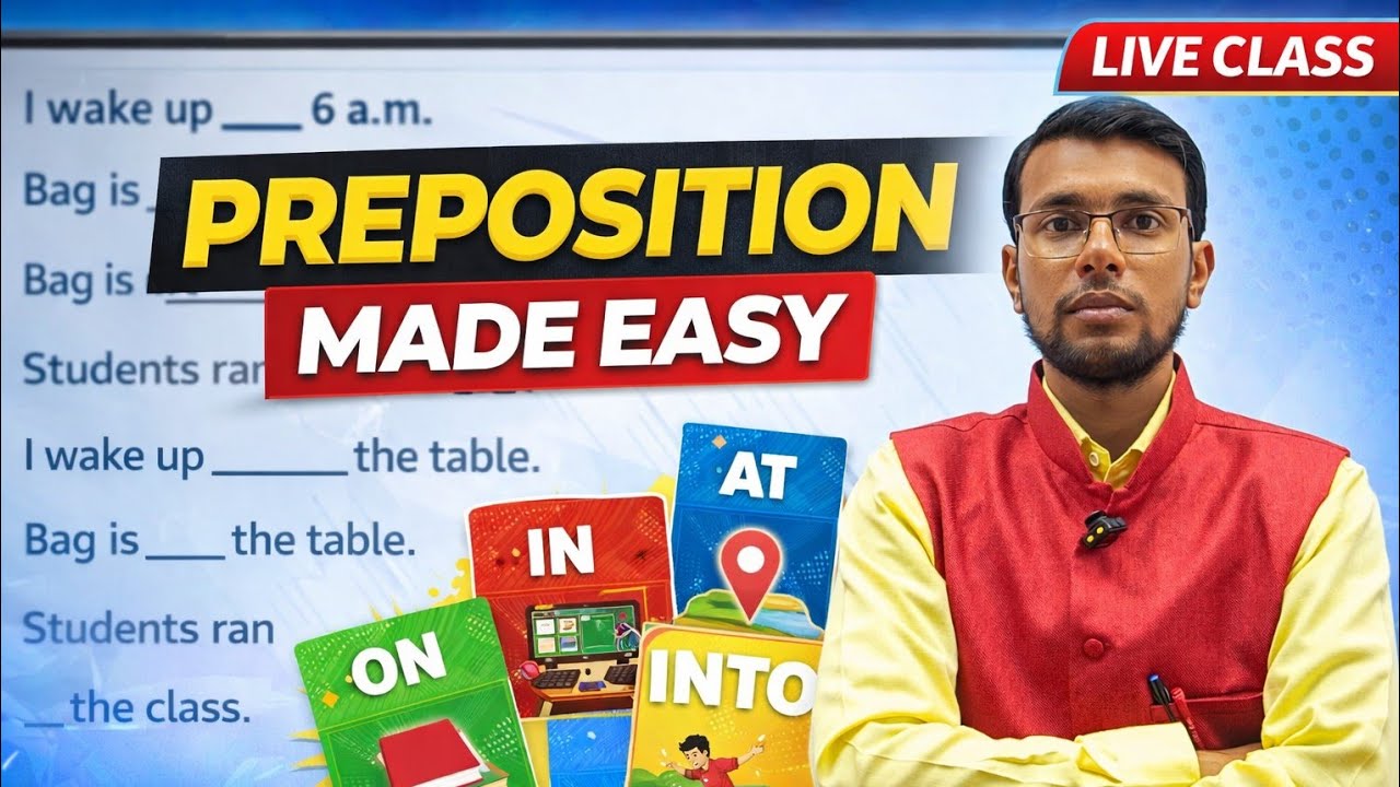 Learn Preposition with Fun 😊☺️☺️