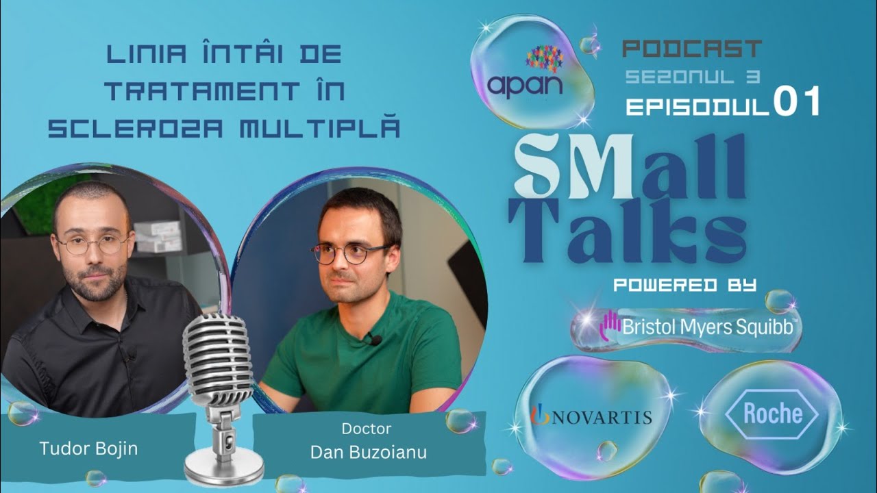 Podcast SMall Talks Sezonul 3 Episodul 1 - Linia întăi de tratament în scleroza multiplă