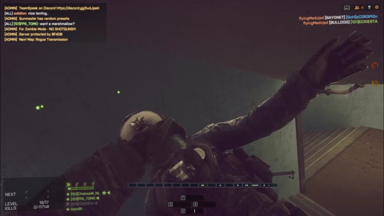 Battlefield 4 Gun Master raw gameplay and rare win - hardcore