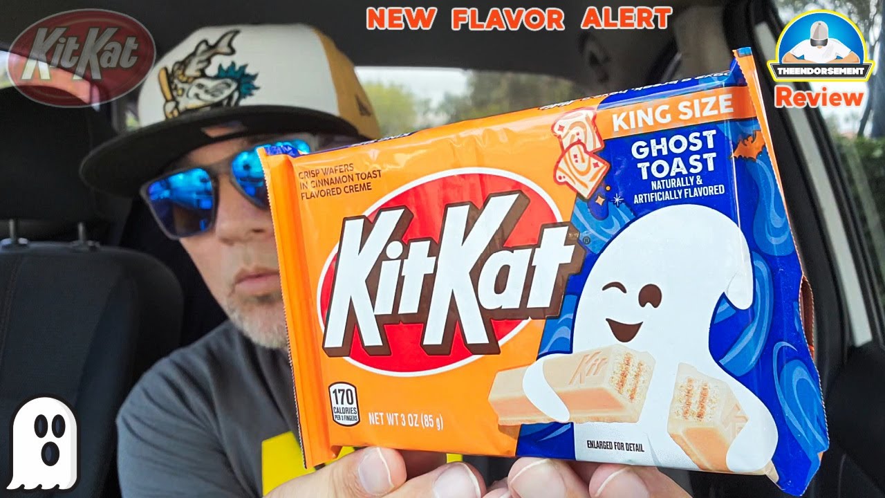Kit Kat® Ghost Toast Review! 👻🍞| Tastes Like Cinnamon Toast Crunch®? | theendorsement