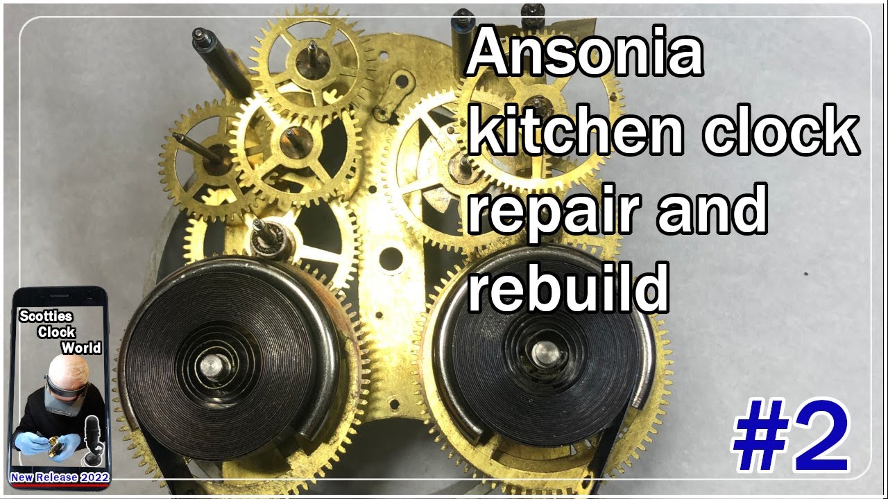 Ремонт и восстановление кухонных часов Ansonia - №2