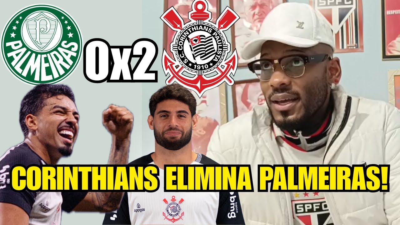 REACT PALMEIRAS 0 X 2 CORINTHIANS | OITAVAS DE FINAL COPA DO BRASIL 2025
