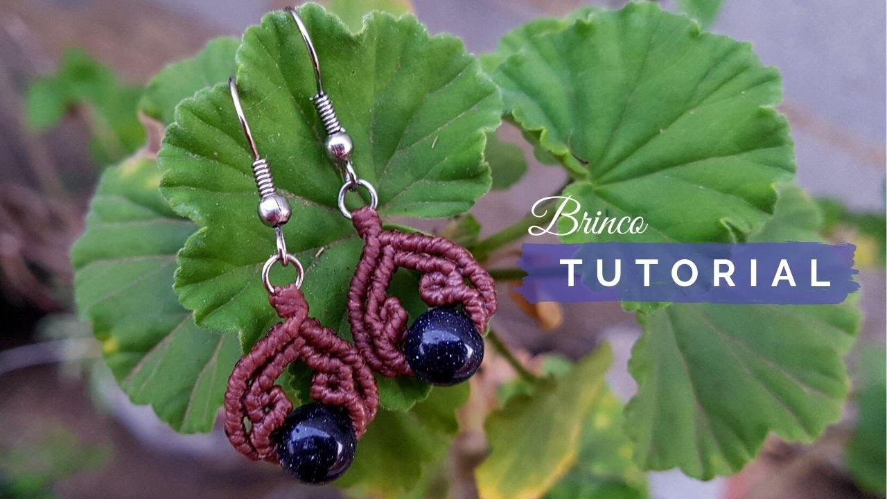 Dede Tutoriais | Brinco com esfera estrela #391