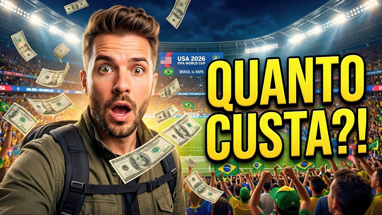 QUANTO CUSTA ir para a COPA DO MUNDO DA FIFA DE 2026? (Simulação Completa com Valores Reais)
