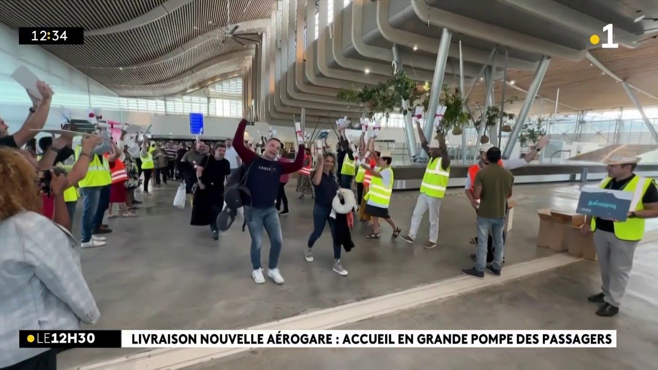Les premiers passagers ont découvert la nouvelle aérogare de l’aéroport Roland Garros