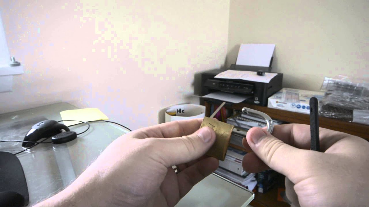 Lock Picking  Master Lock Magnum #240