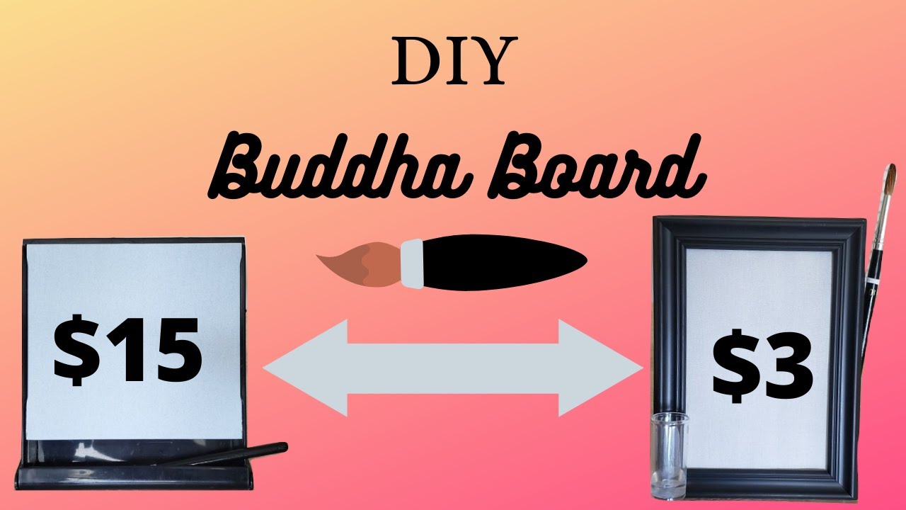 DIY Buddha Board - QUICK CRAFT