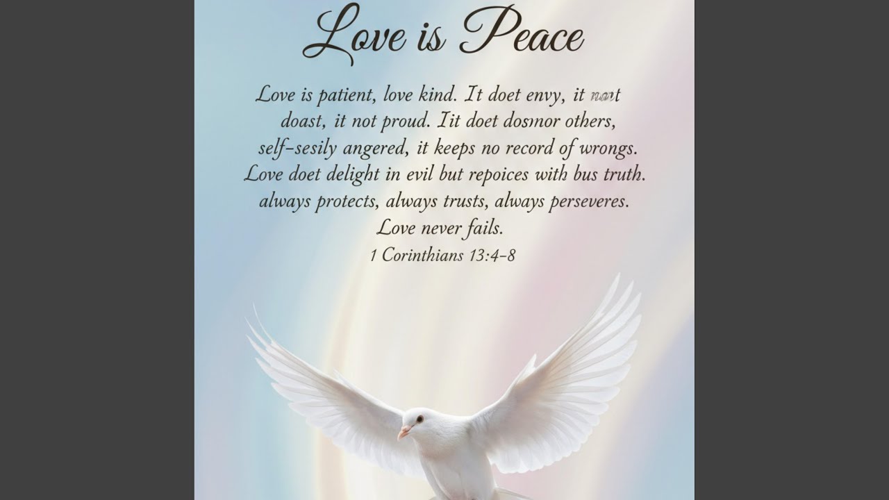Love is Peace 1 Corinthians 13