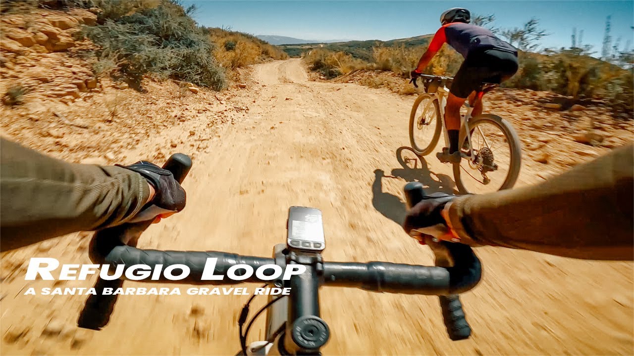 Refugio Loop gravel bike ride in Santa Barbara, CA