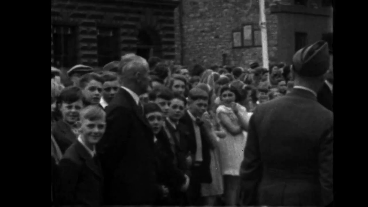 George VI and Queen Elizabeth visit to the Isle of Man, July 1945
