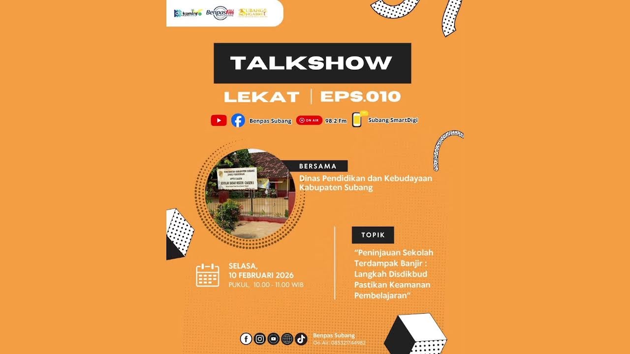 LEKAT | DINAS PENDIDIKAN DAN KEBUDAYAAN KAB. SUBANG | PENINJAUAN SEKOLAH TERDAMPAK BANJIR