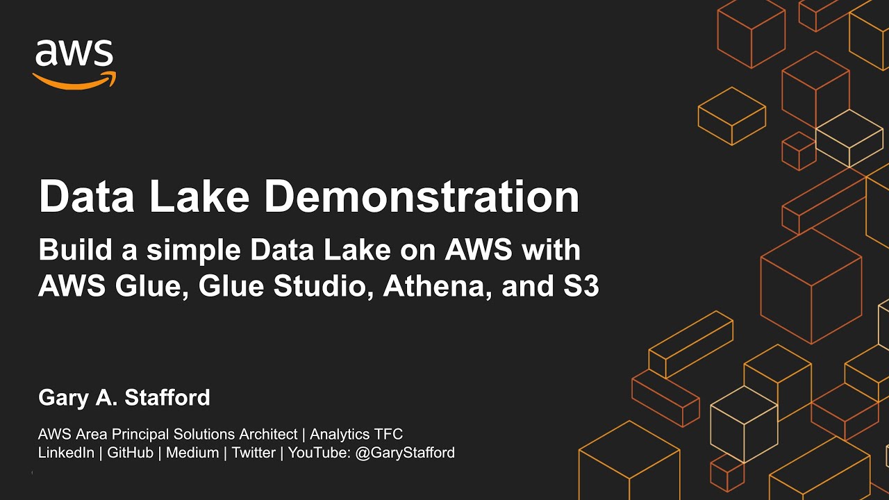 Building a Data Lake on AWS with AWS Glue, Glue Studio, Amazon Athena, and S3