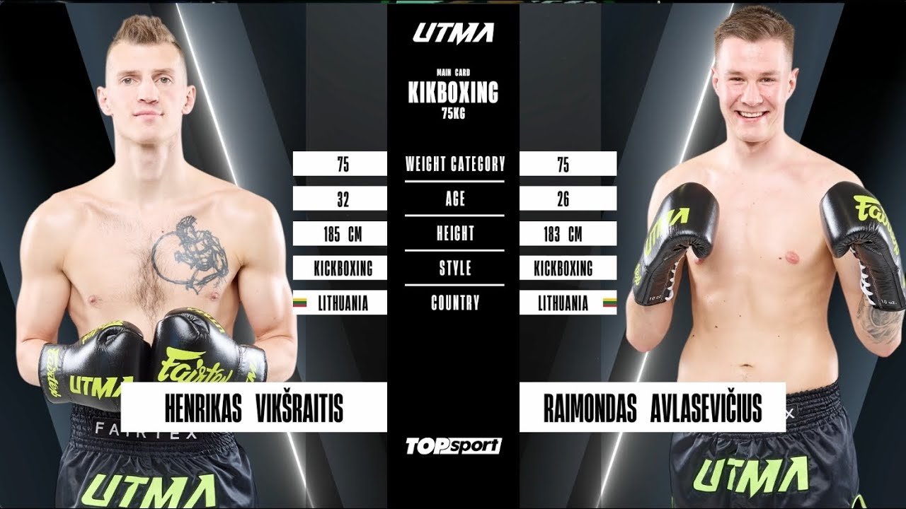 Henrikas Vikšraitis vs Raimondas Avlasevičius | UTMA 12 | Full Fight