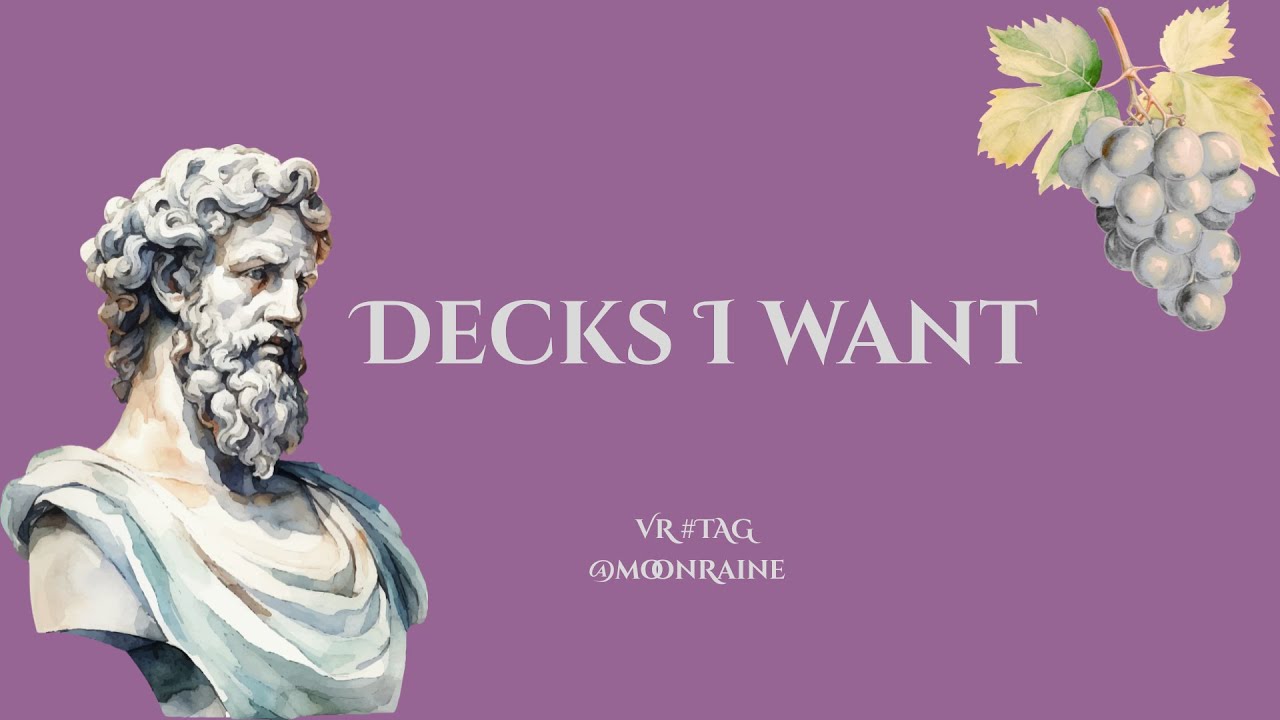#HungryEyesForTarot | Tarot decks I can't Stop Thinking about!  (VR to @AmethystAscensionTarot )