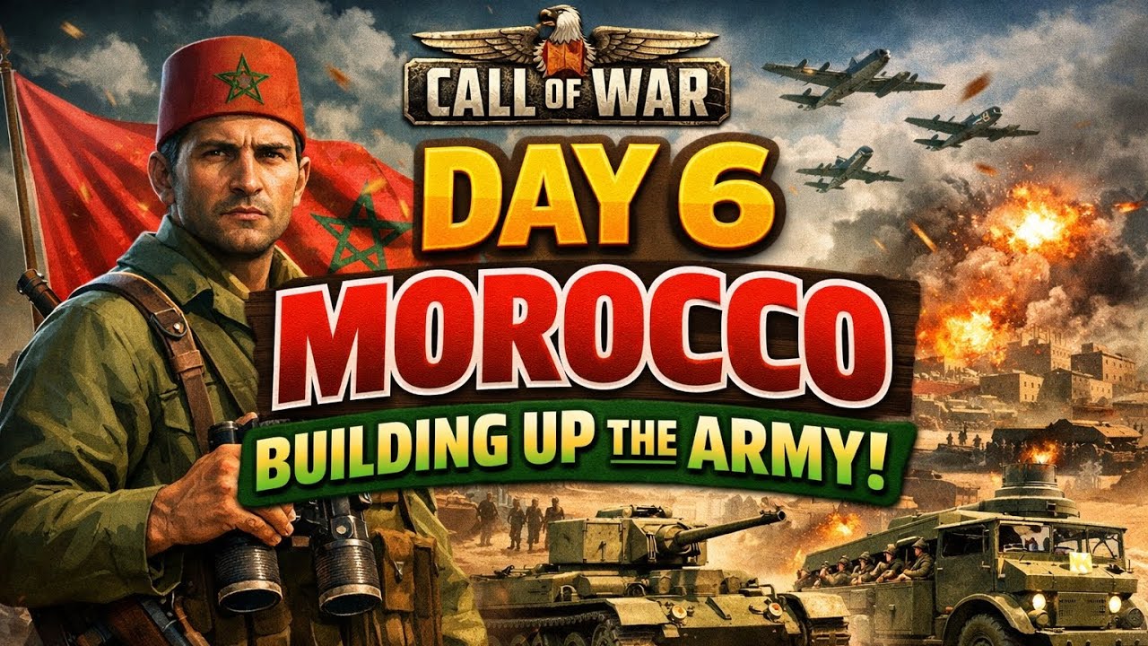 Call of War, 6-й день | Марокко создает мощную армию 💥