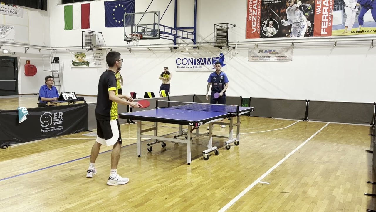 Ferretti Leonardo - Gil Cano Alberto | CUS Camerino - Tennistavolo Sassari | Serie B2 Gir. F