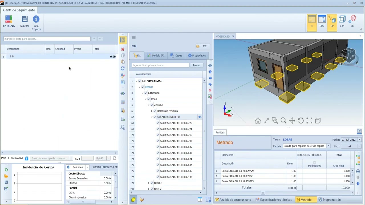 Delphin Express BIM 360 PARTE 8  Metrados BIM de revit