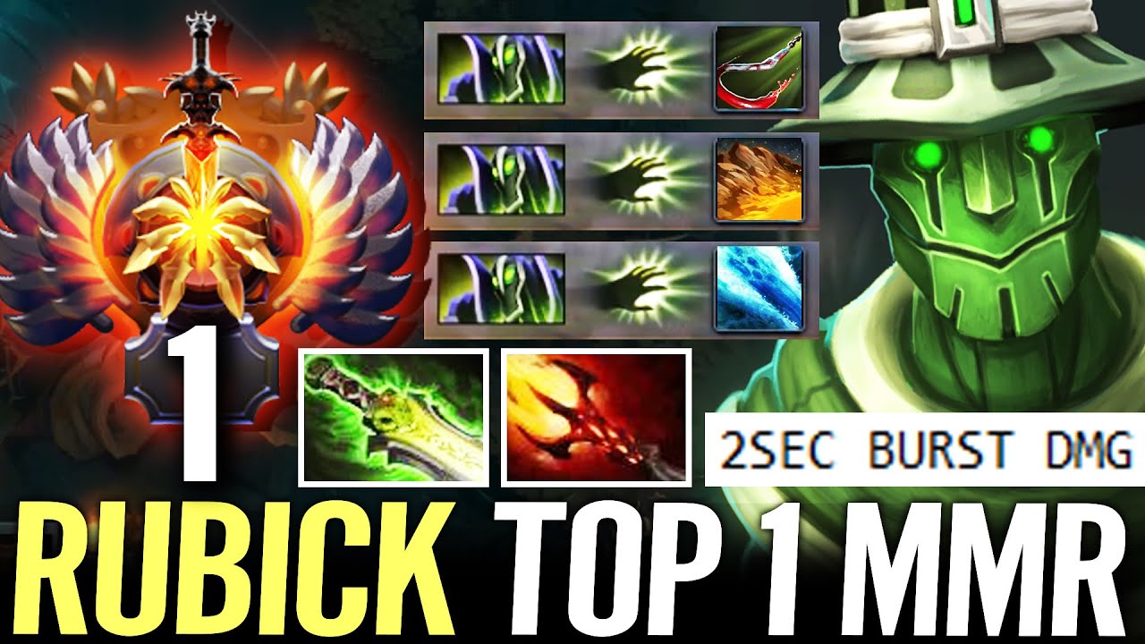 🔥 How Top 1 MMR plays Rubick? — Insane 2sec Burst DMG WTF Fastest Hand Dota 2 Pro