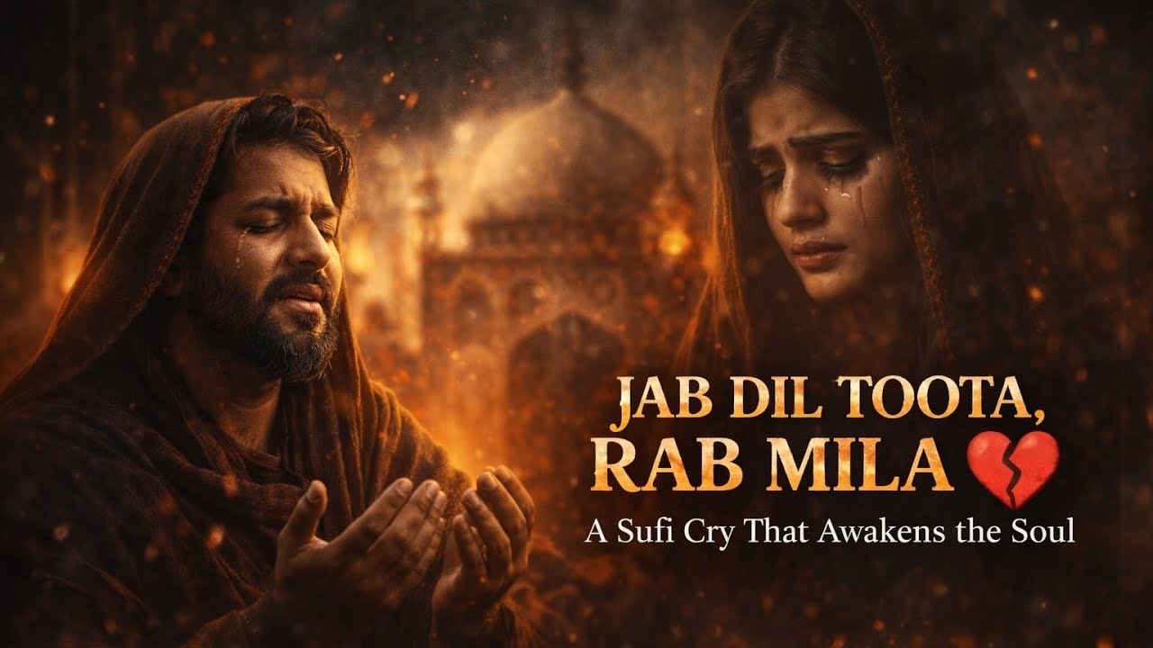 Jab Dil Toota, Rab Mila 💔 | A Sufi Cry That Awakens the Soul